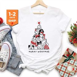 merry woofmas christmas tshirt animal lover sweatshirt puppy lover hoodie funny christmas tshirt funny christmas swe