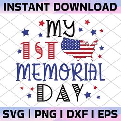 my first fourth of july svg, my first 4th of july svg, babys first fourth of july svg,clipart, cut files, png, dxf,eps,s