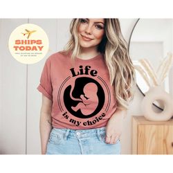 life is my choice t-shirt, feminist tee, feminism, the future is female, pro choice shirt, mind your own uterus, keep yo