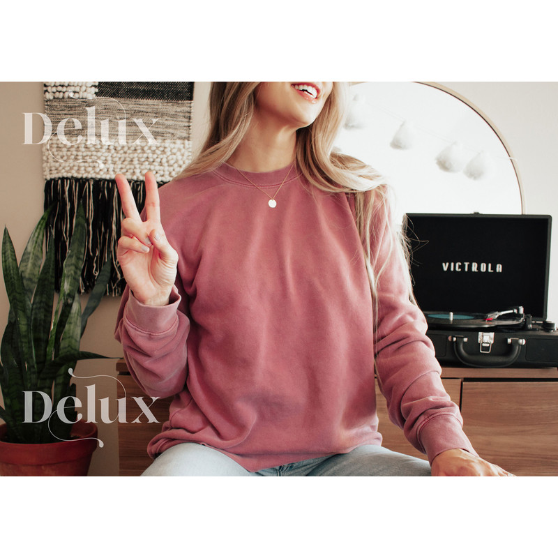 Blank Sweater For DIY Project, Comfort ColorsĀ® Tee, Plain Diy Gift Sweater, Blank Sweater, Oversized Sweatshirt, Plain Sweater, Soft Sweater - 4.jpg