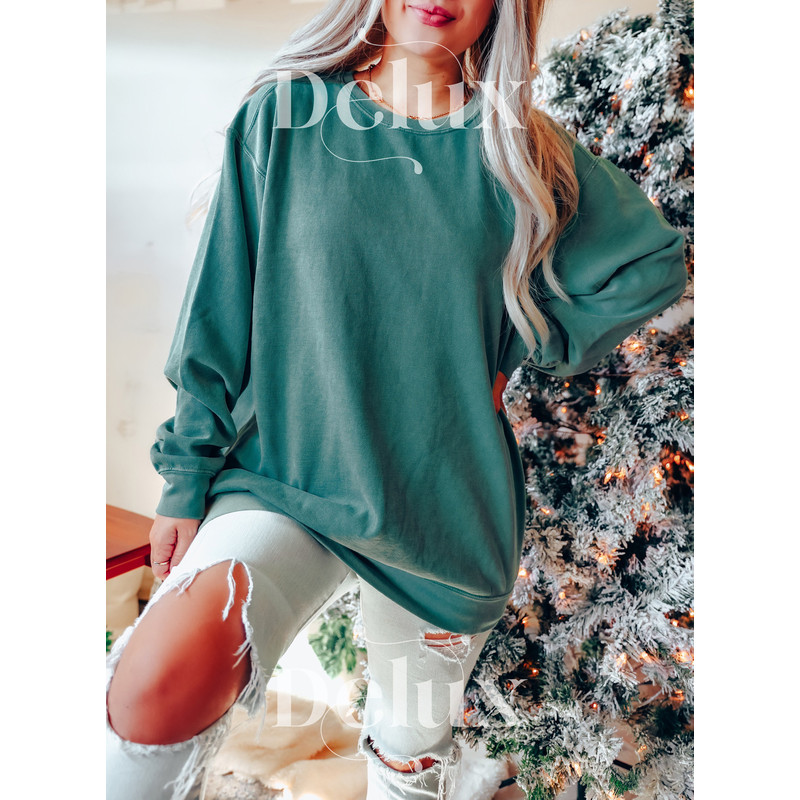 Blank Sweater For DIY Project, Comfort ColorsĀ® Tee, Plain Diy Gift Sweater, Blank Sweater, Oversized Sweatshirt, Plain Sweater, Soft Sweater - 5.jpg