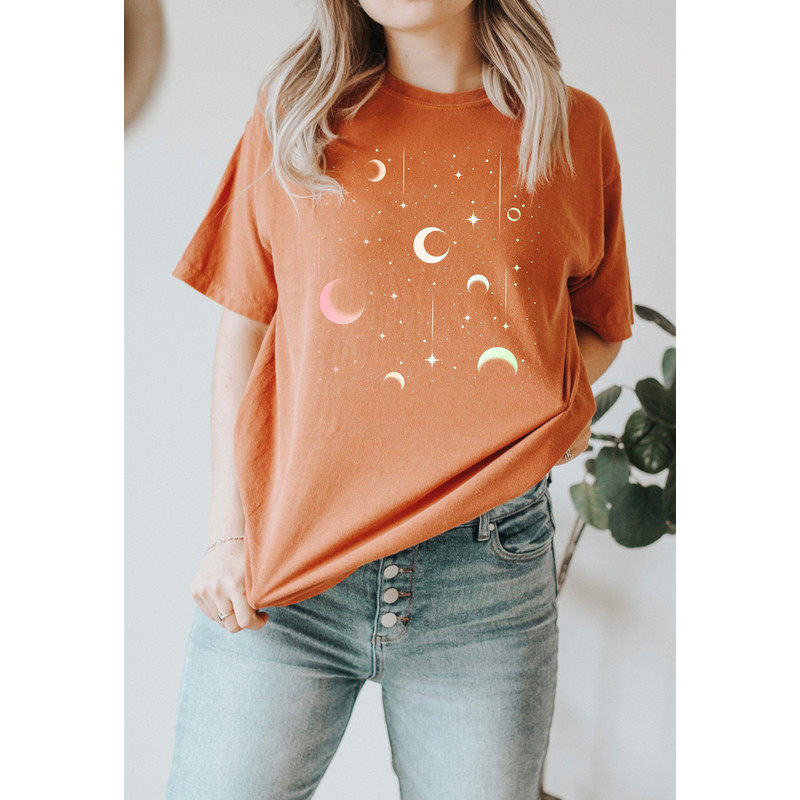 Comfort Colors® Shirt, Celestial Shirt, Spiritual Shirt, Astrology Shirt, Garment Dyed, Moon Shirt, Moon Phases Shirt, Gift For Mom - 5.jpg