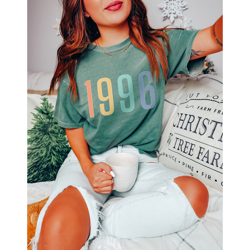 Comfort ColorsĀ® Shirt, Custom Birthday Shirt, 27th Birthday Shirt, 1996 Shirt, Personalized Birthday Shirt, Custom Year, 27th Birthday Gift - 3.jpg