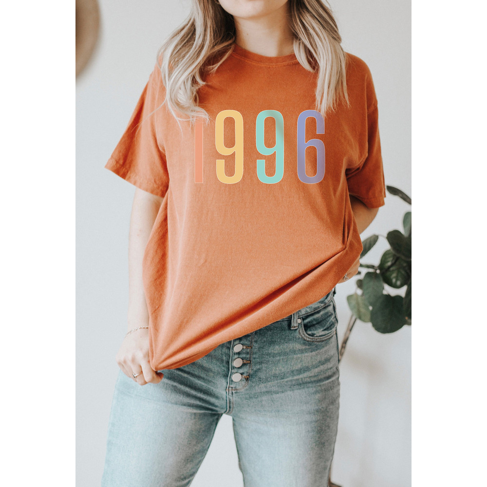 Comfort ColorsĀ® Shirt, Custom Birthday Shirt, 27th Birthday Shirt, 1996 Shirt, Personalized Birthday Shirt, Custom Year, 27th Birthday Gift - 5.jpg