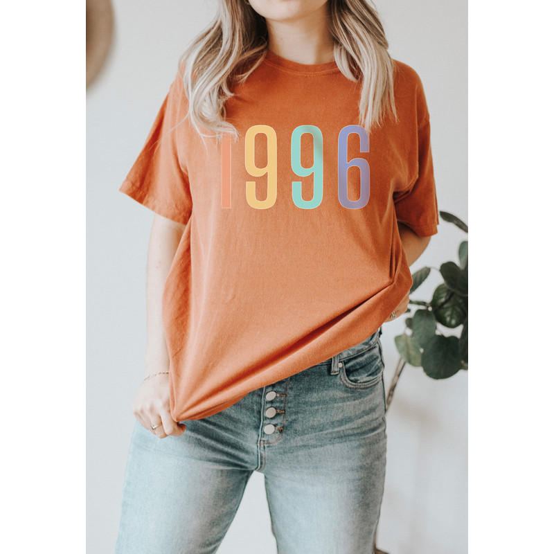 Comfort ColorsĀ® Shirt, Custom Birthday Shirt, 27th Birthday Shirt, 1996 Shirt, Personalized Birthday Shirt, Custom Year, 27th Birthday Gift - 5.jpg