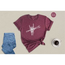 drummer shirt, drummer gift, drum sticks shirt, gift for drummer, drum band shirt, rock music shirt, drum sweater, skele