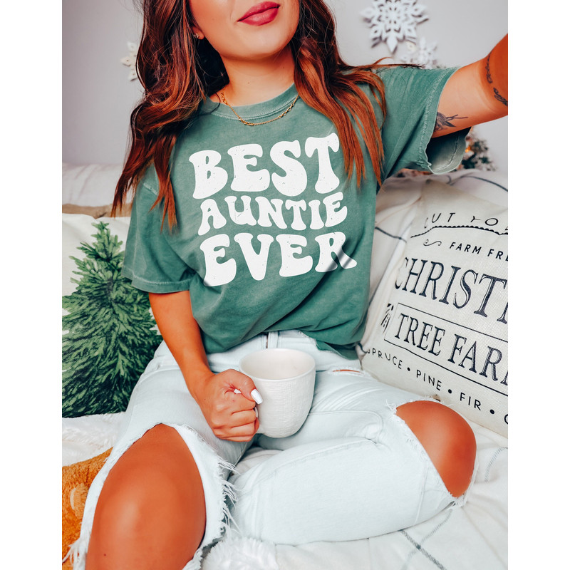 Comfort Colors® Shirt, Best Auntie Ever Shirt, Auntie Shirt, Gift for Aunt, Mothers Day Shirt, I Love My Aunt, Aunt To Be Shirt, Aunt Shirt - 1.jpg