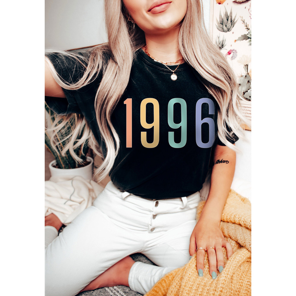 Comfort ColorsĀ® Shirt, Custom Birthday Shirt, 27th Birthday Shirt, 1996 Shirt, Personalized Birthday Shirt, Custom Year, 27th Birthday Gift - 2.jpg