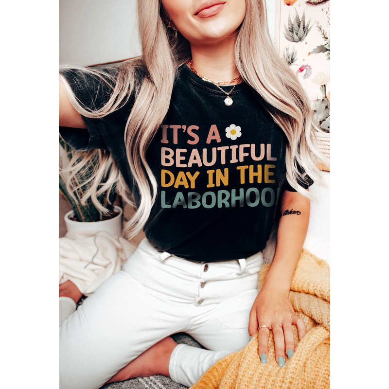 Comfort Colors® Shirt, It's A Beautiful Day To Catch Babies Shirt, Labor And Delivery Nurse Gift, Nurse Shirt, Midwife Shirt, OB Doctor Gift - 1.jpg