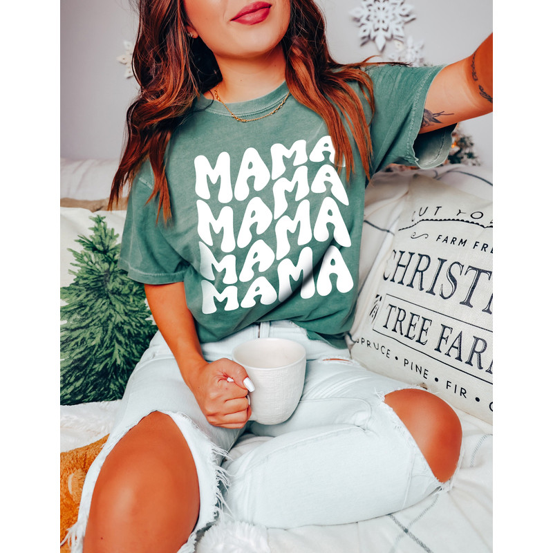 Comfort Colors® Shirt, Mama Shirt, Retro Mama Shirt, Gift for Mom, Mom Life Shirt, Mothers Day Gift, Mom To Be, Mother's Day Shirt - 1.jpg