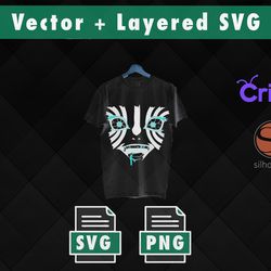 anime demon slayer svg , fichiers vectoriels anime, anime png , akaza svg , black and red