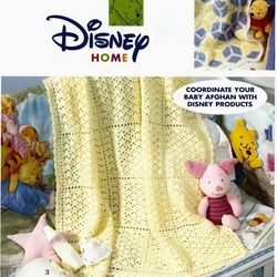 Crochet 9 snuggly Blanket for Baby - Cuddly Pooh Afghans for the Nursery- Vintage crochet patterns Digital PDF