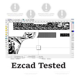 engraving laser designs glock 17 skull design
