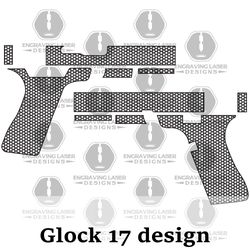 engraving laser designs glock 17 pattern design