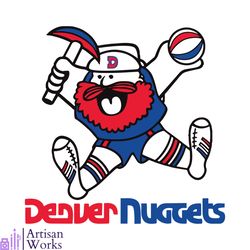 funny denver nuggets basketball mascot 2023 nba final svg