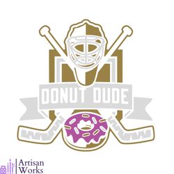 donut dude vegas golden knights svg graphic design files