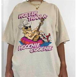 alan jackson tour shirt, vintage hotter than a hoochie coochie shirt, alan jackson tour unisex shirt, alan jackson inspi