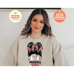 baseball sister sweatshirt, baseball mama sweater, baseball shirt for women, sports mom shirt, mothers day gift, family