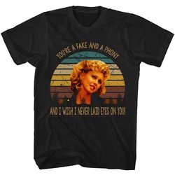 you're a fake and a phony grease shirt, grease t shirt, grease tshirt, sandy olsson shirt, comedy film shirt