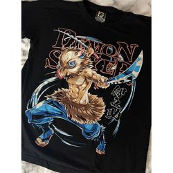 unisex shirt, manga japanese t-shirt, inosuk japanese anime t shirt, 100 cotton, anime graphic tee, fan made merch