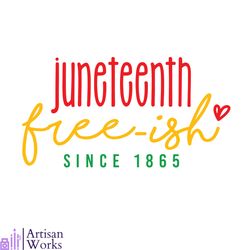 juneteenth freeish since 1865 svg graphic design files