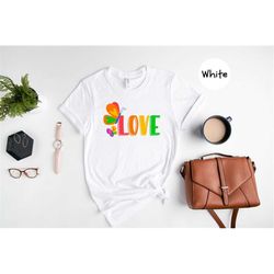 love shirt, cute lgbtq shirt, pride month shirt, butterfly tee, hurts no one tee, pride gift, love is love