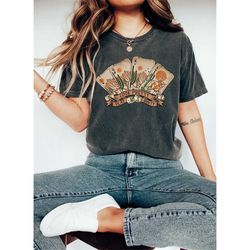 look pretty play dirty shirt, ace poker cards shirt, western comfort colors shirt, wild west shirt, country music shirt,