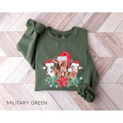cow christmas ugly christmas sweater, mooey christmas sweatshirt, funny heifers christmas shirt,cow holiday sweater cow