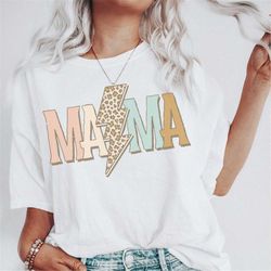 mama shirt mother's day gift, mom shirt leopard print, mommy shirt gift idea, mama t-shirt, cute mom shirt, mom life shi