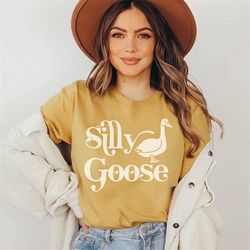 silly goose shirt, goose university gag gift, funny mom shirt, funny teacher shirt, mom gift idea,