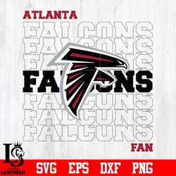 alanta falcons fan svg, digital download