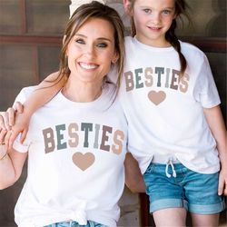 matching mama and mini shirts, matching besties shirts, mama tshirt, mother daughter shirts, mother's day outfit, matchi