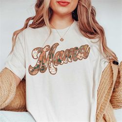 wildflower shirt for mom, new mama gift idea, vintage floral tshirts for gardening, mother's day gift from daughter, cut