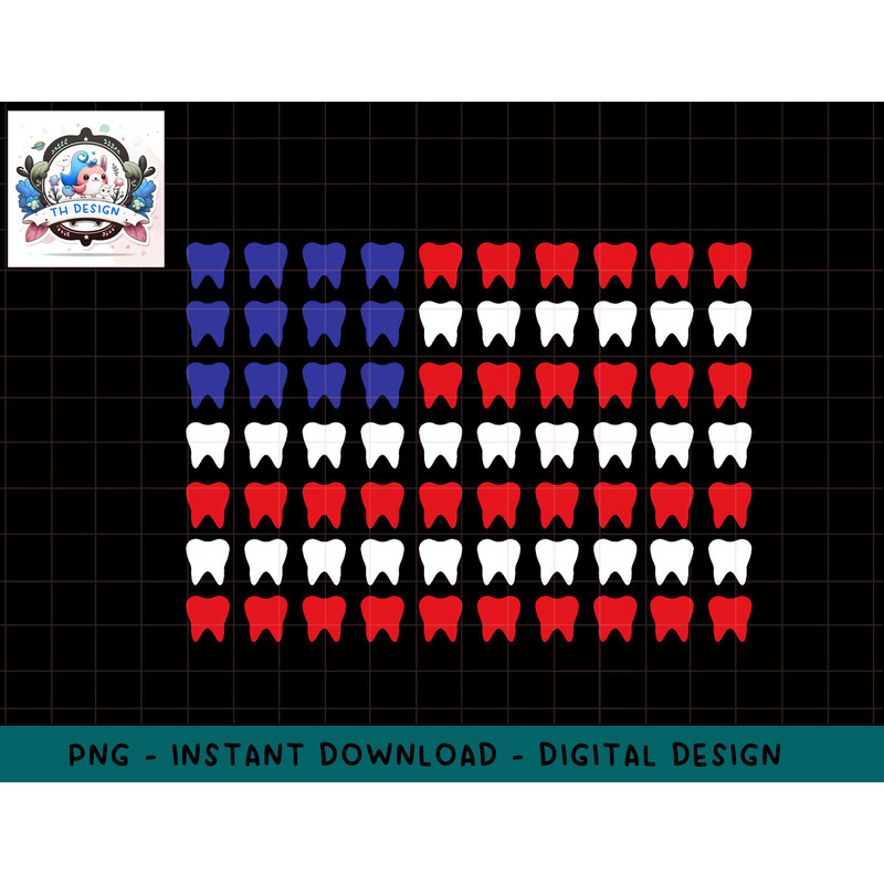 4th of july dental hygienist shirts Patriotic Tooth Doctor T-Shirt copy.jpg