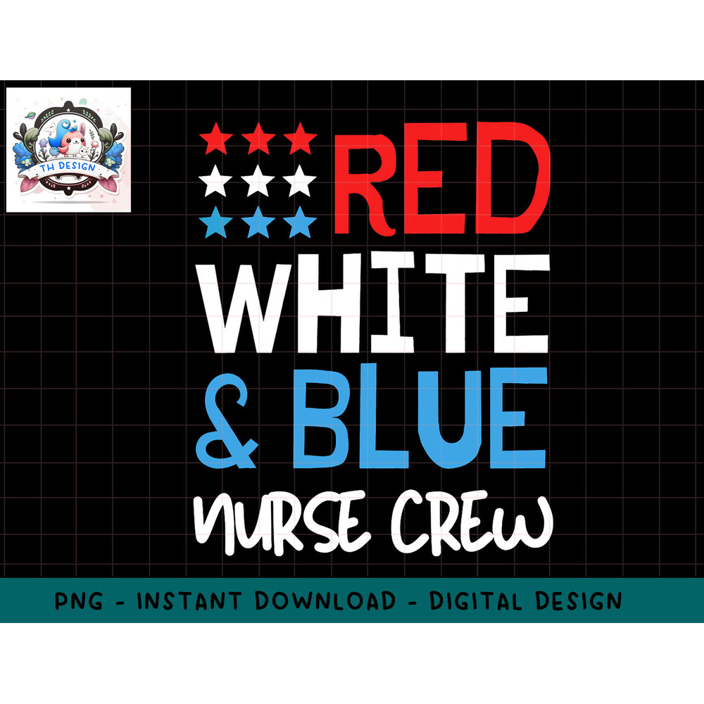 4th Of July Nurse Crew Scrub Tops Patriotic Nurses Matching T-Shirt copy.jpg