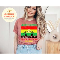 celebrate juneteenth shirt, juneteenth shirt, black queen celebrate juneteenth shirt, black history shirt, black women s