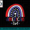 All American Girl July 4th America Flag Rainbow T-Shirt copy.jpg