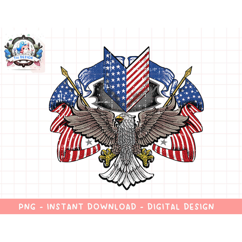 American Flag Shield 4th Of July USA Eagle Patriotic T-Shirt copy.jpg