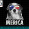 Aussie Australian Shepherd 4th of July Merica American Flag T-Shirt copy.jpg
