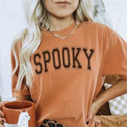 spooky shirt for halloween, fall shirt women, halloween shirt, halloween comfort colors, ghost, halloween shirt, fall sw