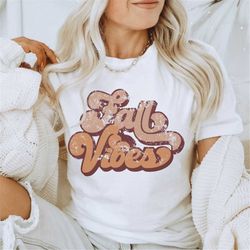 retro fall vibes shirt, love fall y'all shirt, fall shirt mom, thanksgiving shirt, hello pumpkin, peace love thanksgivin