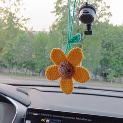 Sunflower Jeep Accessories Car Ornament