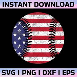 baseball american flag png/ softball png/ 4th of july png/ fourth of july / 4th july png/ american flag png