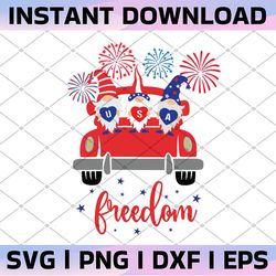 4th of july gnomes png, patriotic gnomes bundle png