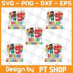cocomelon personalized name and ages birthday png, cocomelon brithday balloon png,cocomelon family birthday png, birthda