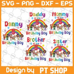 cocomelon personalized name and ages birthday png, cocomelon brithday balloon raninbow png,cocomelon family birthday png
