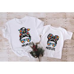 mom life kid life autism shirt, neurodiversity shirt, autism mom shirt, autism awareness shirt, autistic pride shirt, au