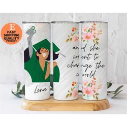 personalized graduation tumbler, graduation gifts, class of 2023, 20 oz skinny tumbler, senior tumbler