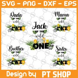 custom name wild one birthday png, mom and dad birthday png, zoo animals birthday png, wild birthday png, matching famil