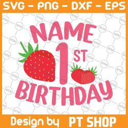 personalized name and age sweet one strawberry birthday svg, matching strawberry birthday png, family matching strawberr